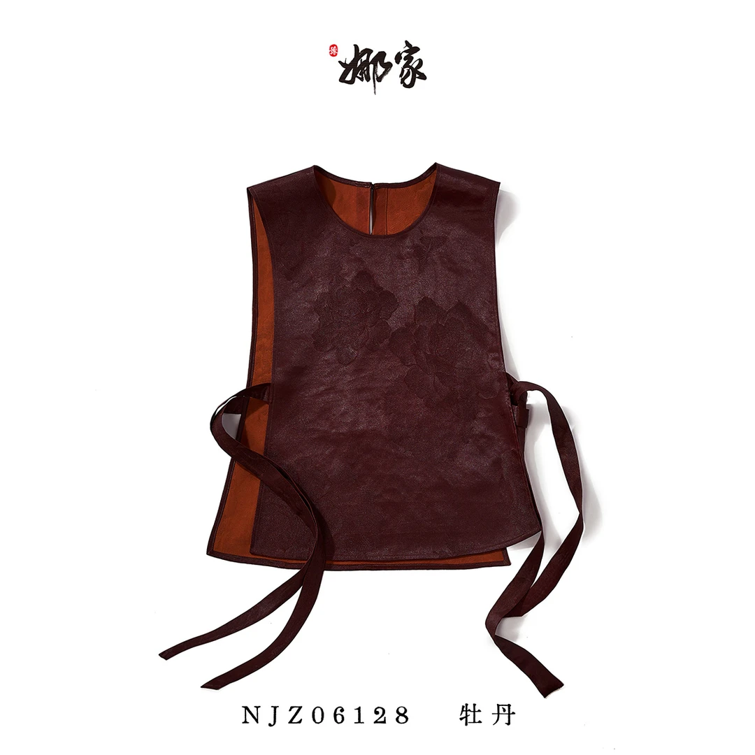 娜家国风牡丹马甲NJZ(06128)