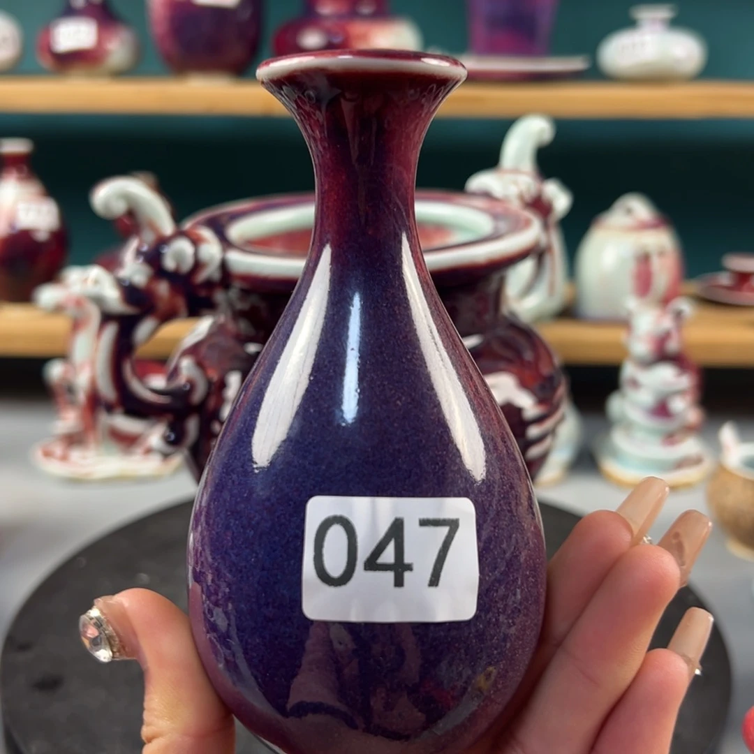 瓷片全品无暇花瓶玉石釉