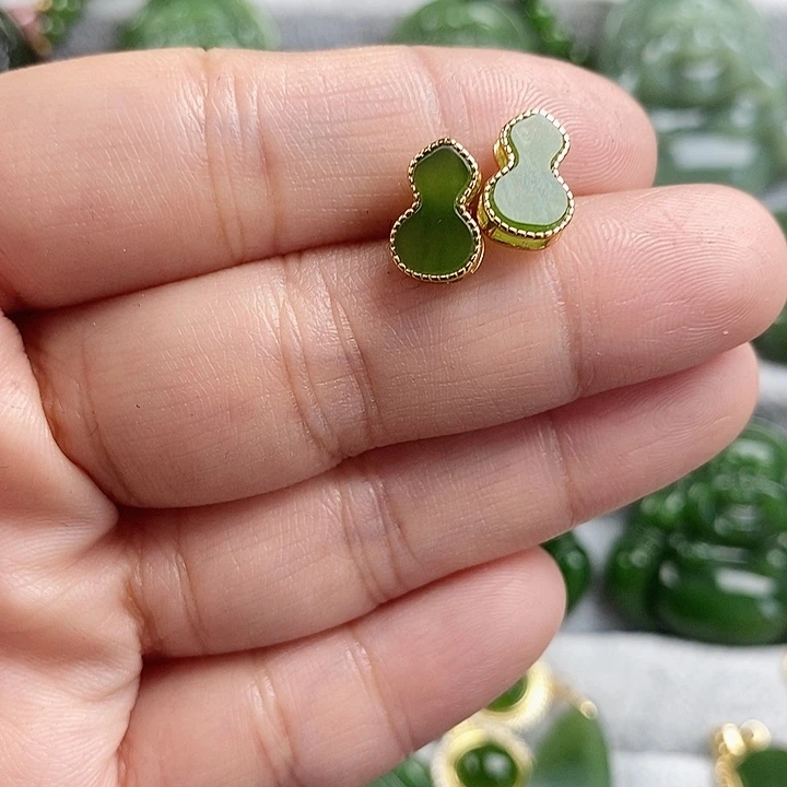 和田玉（碧玉）未镶嵌项链