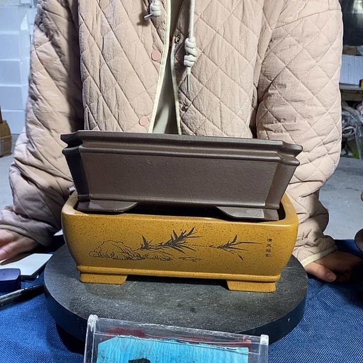 紫砂花盆紫砂紫砂