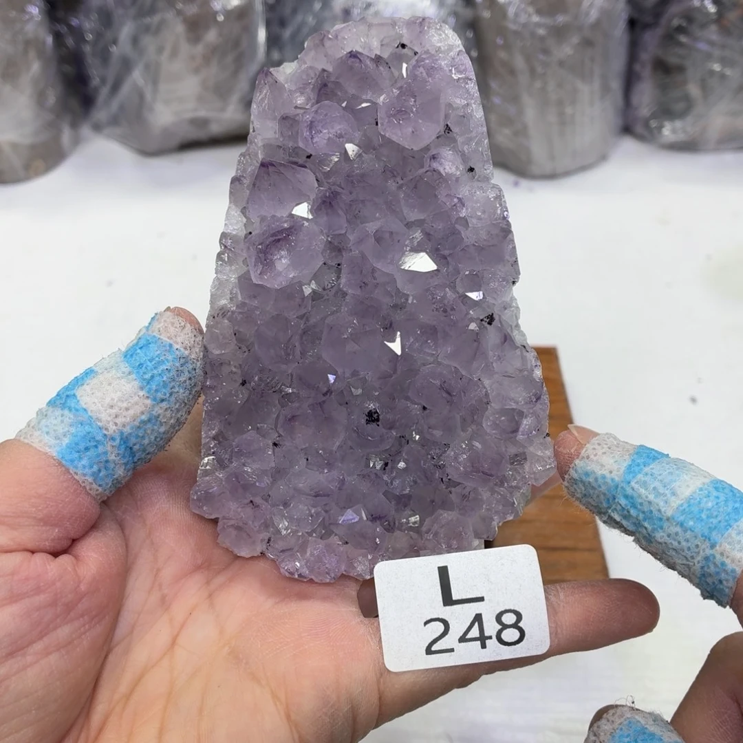 未镶嵌水晶摆件天然紫水晶