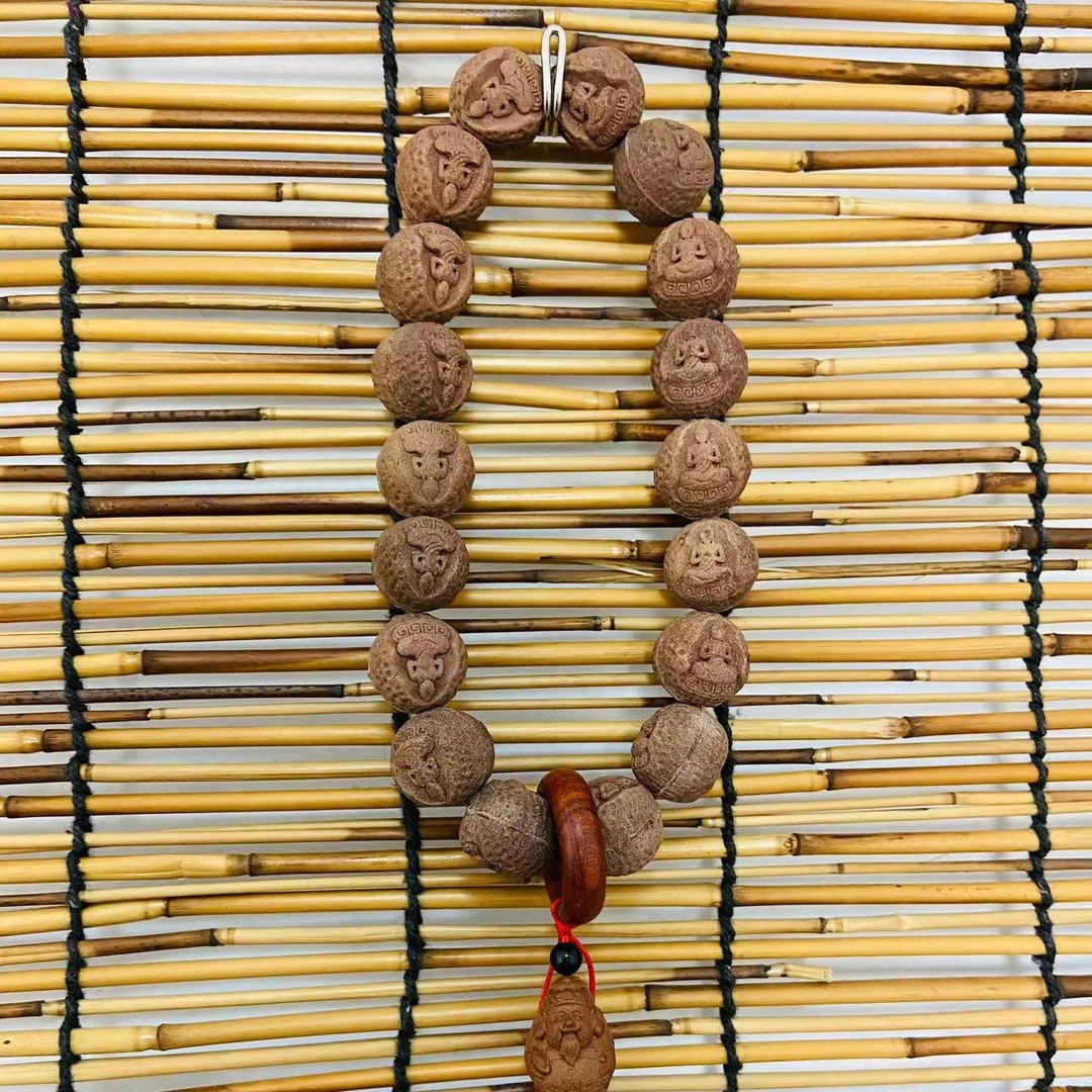 古法合香 玫瑰香方18颗无相佛手持或者车挂 1.9~2.0mm