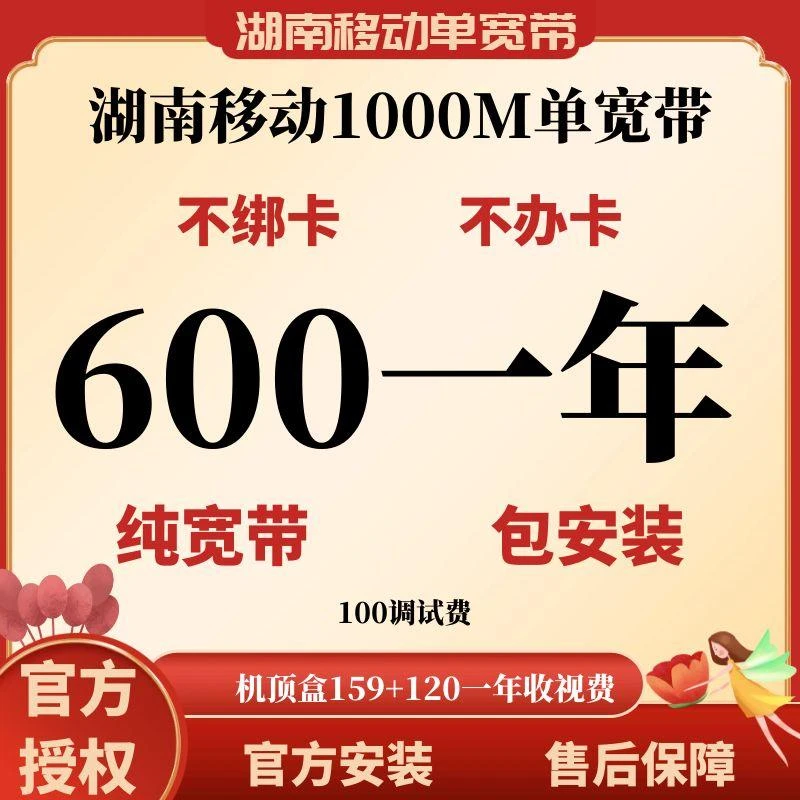 湖南宽带千兆单宽带千兆光纤宽带高速宽带上门安装宽带装WiFi无线