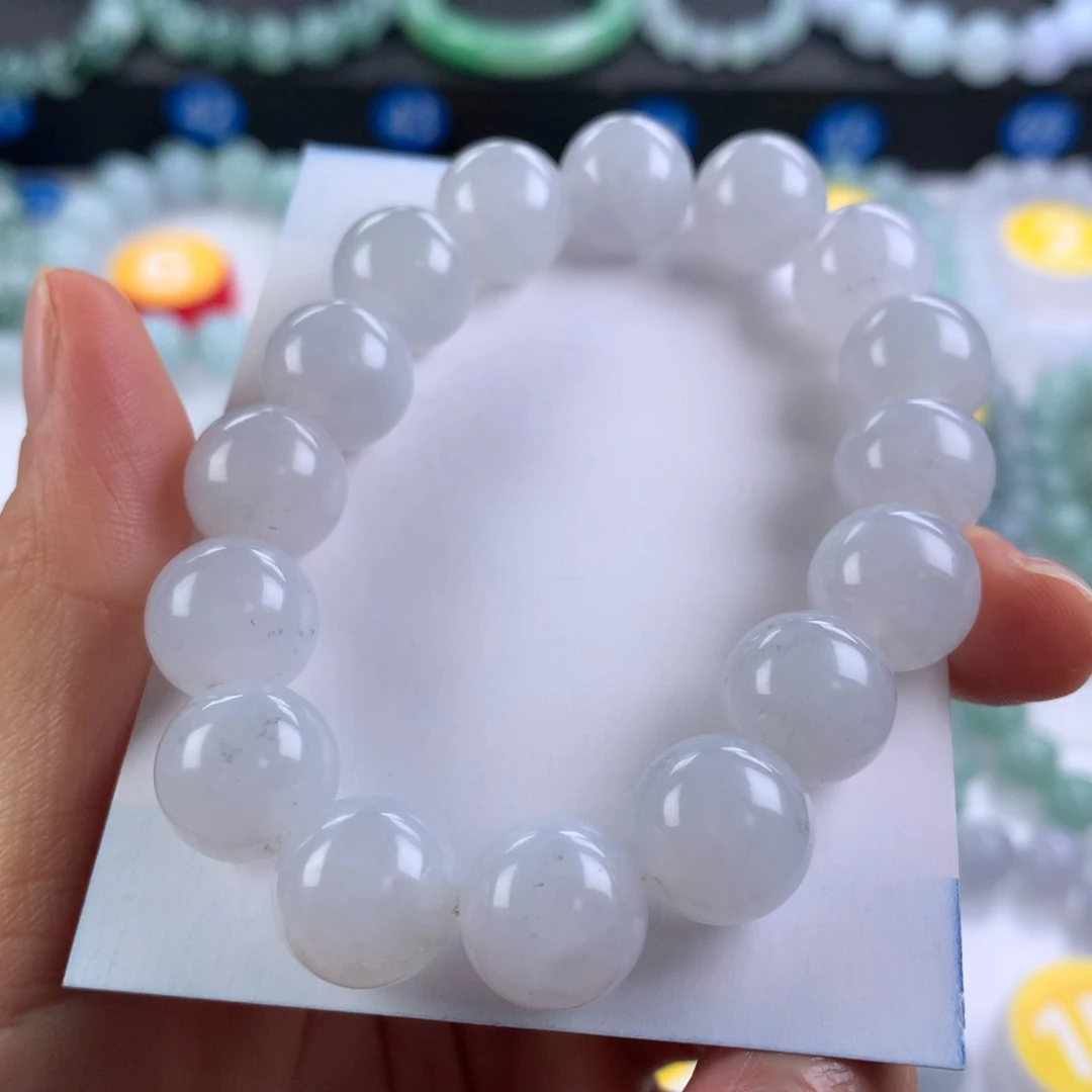 翡翠未镶嵌手链卡12.8