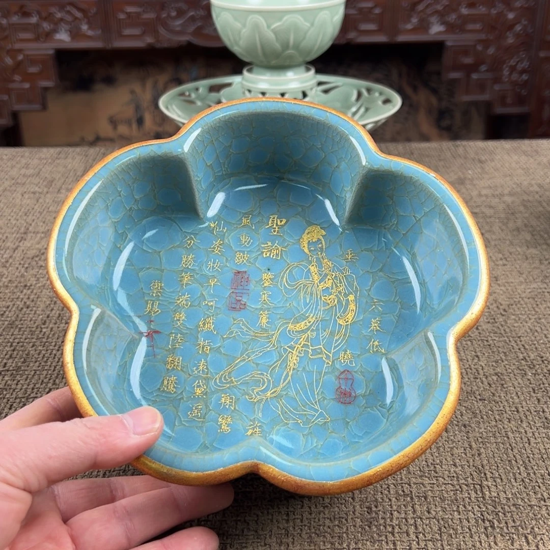 瓷片正能量陶瓷艺术品