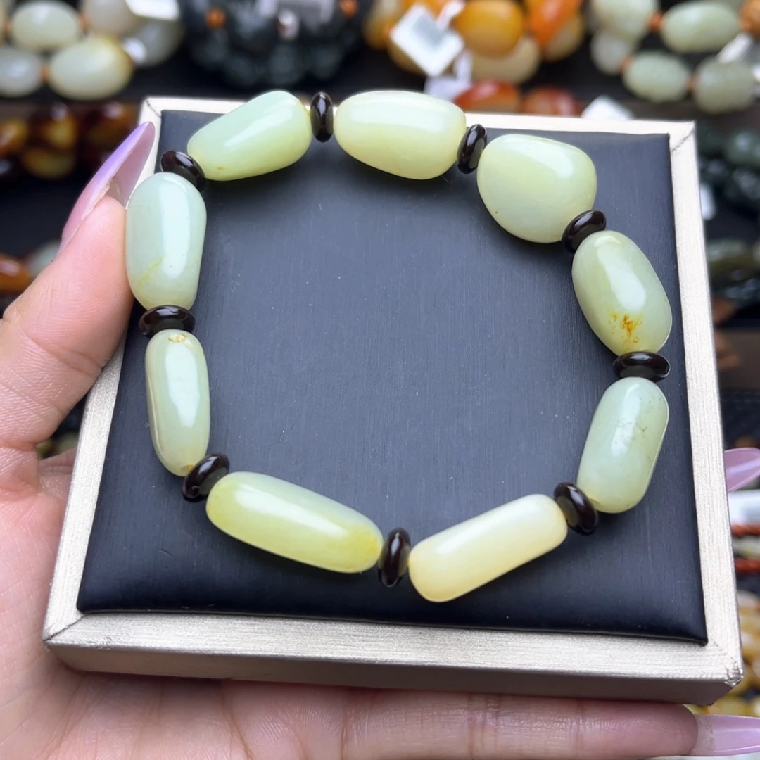 和田玉未镶嵌手链