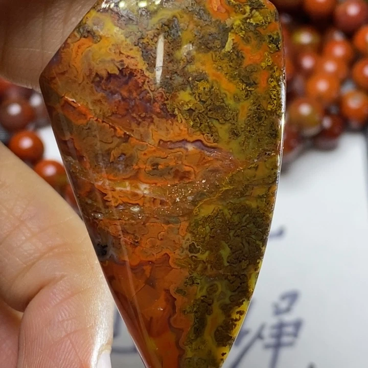 玛瑙/玉髓颈饰未镶嵌绿***湾