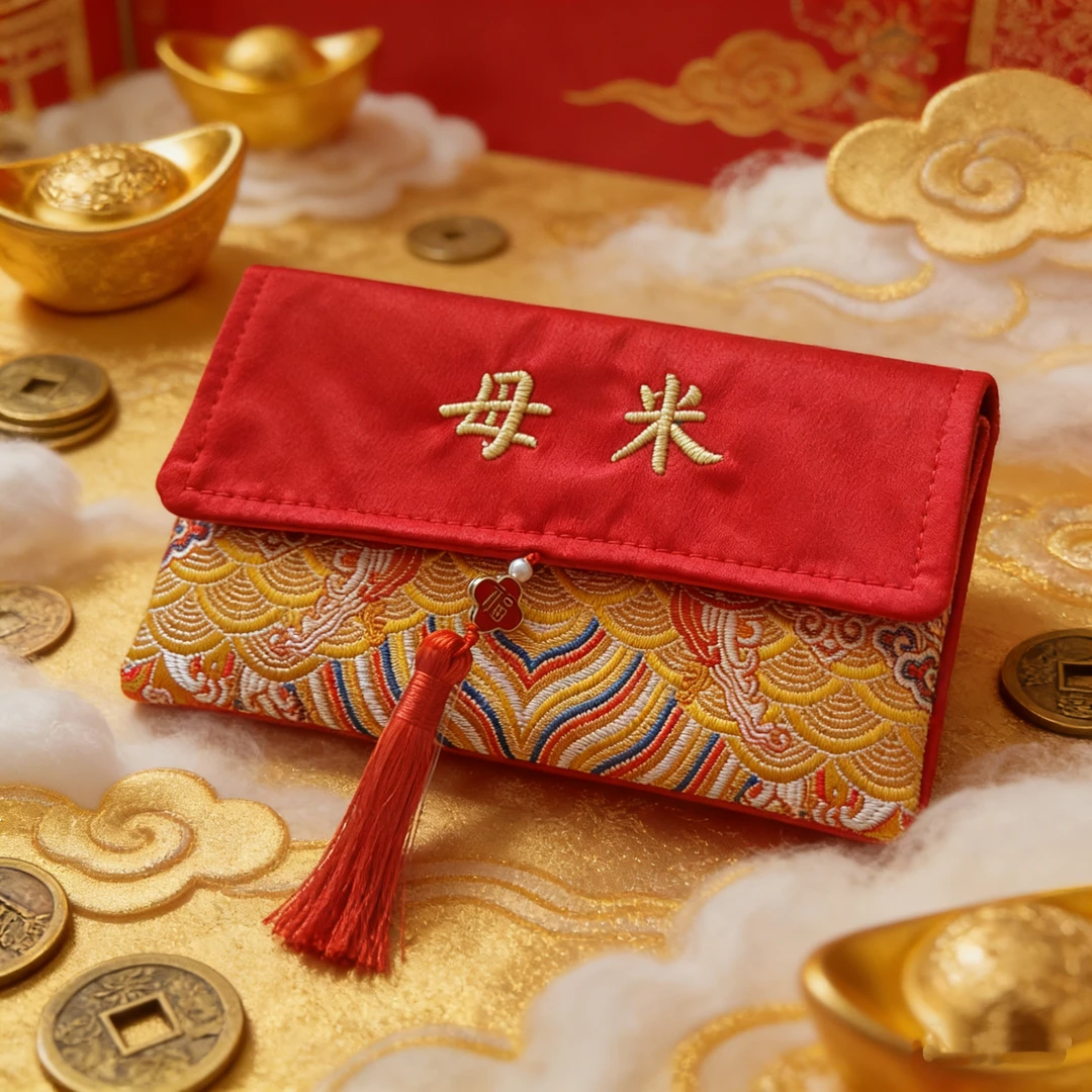 五行纳福中国风母米包