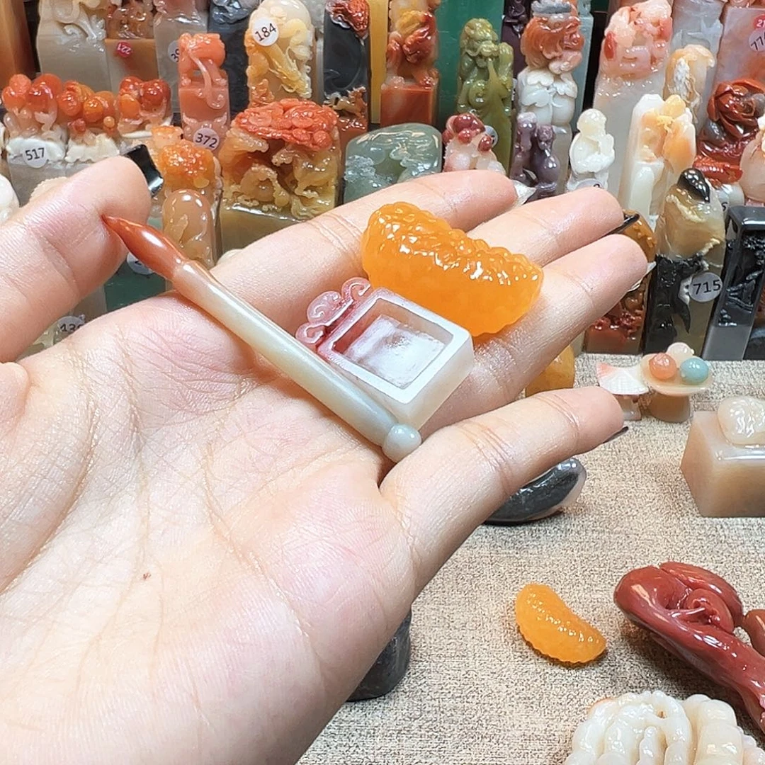 a***k寿山石印石寿山石雕刻