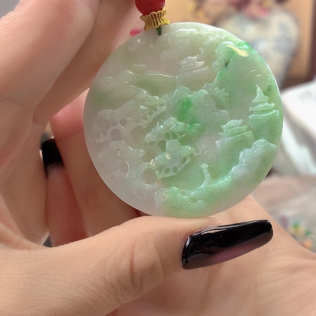 翡翠未镶嵌颈饰翡翠
