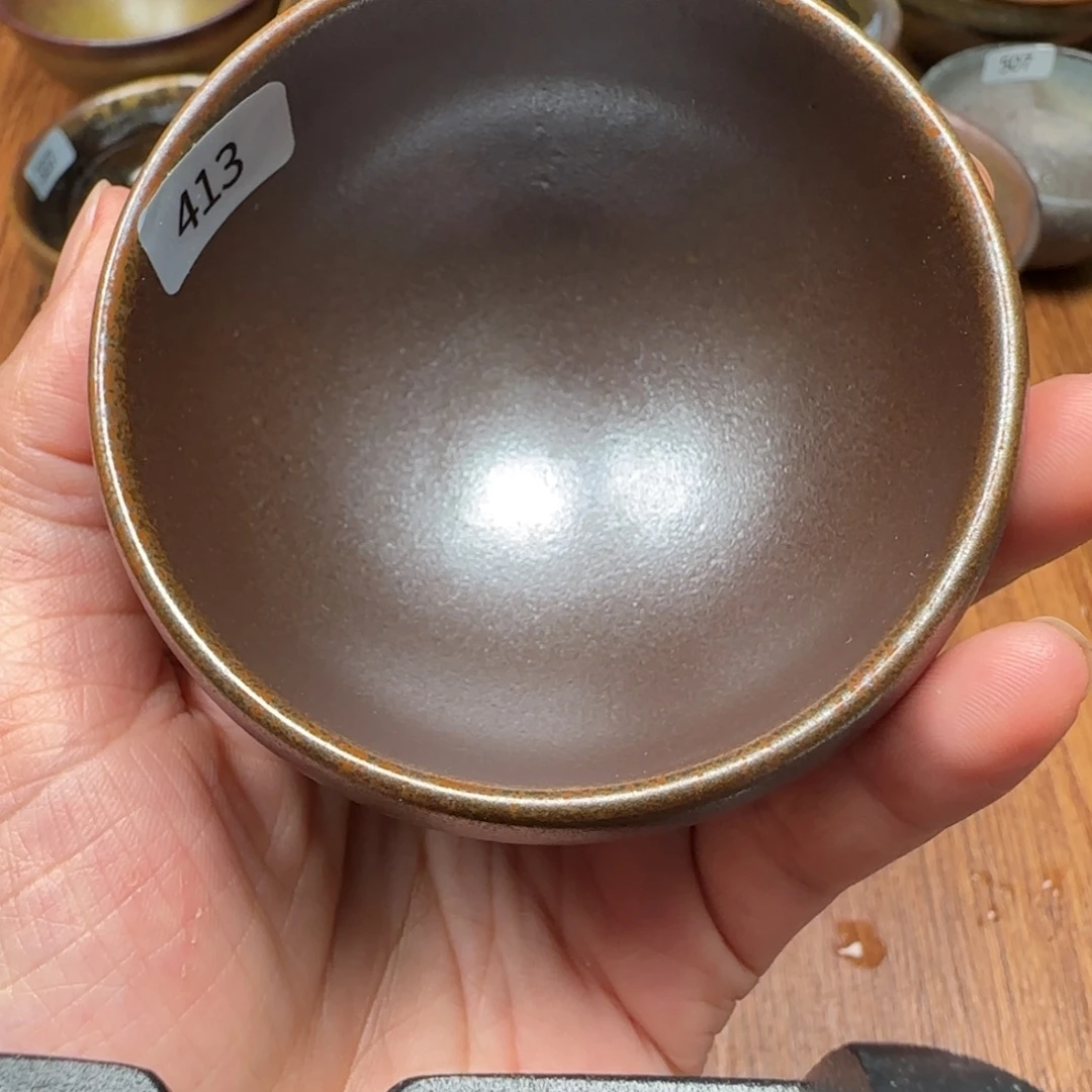 茶烧建盏茶盏茶杯413