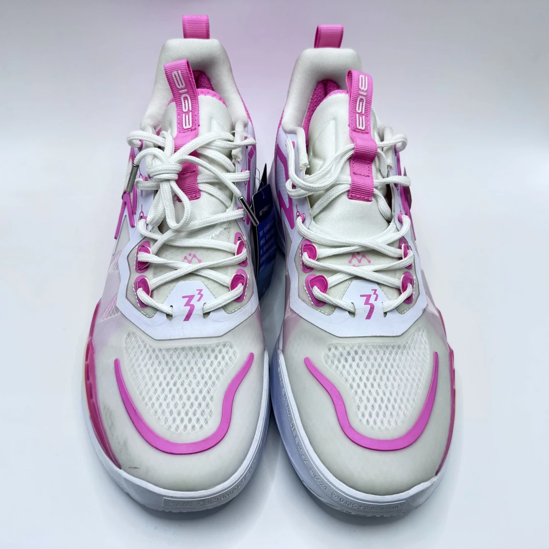 稳顺/45码/大三3.0白粉色,无原盒