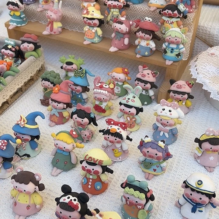摆件景德镇陶瓷手作猪猪猪猪摆件01