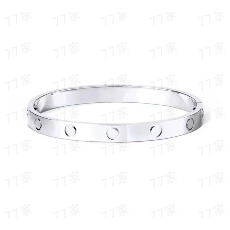 合金手镯 V金宽版重工手镯