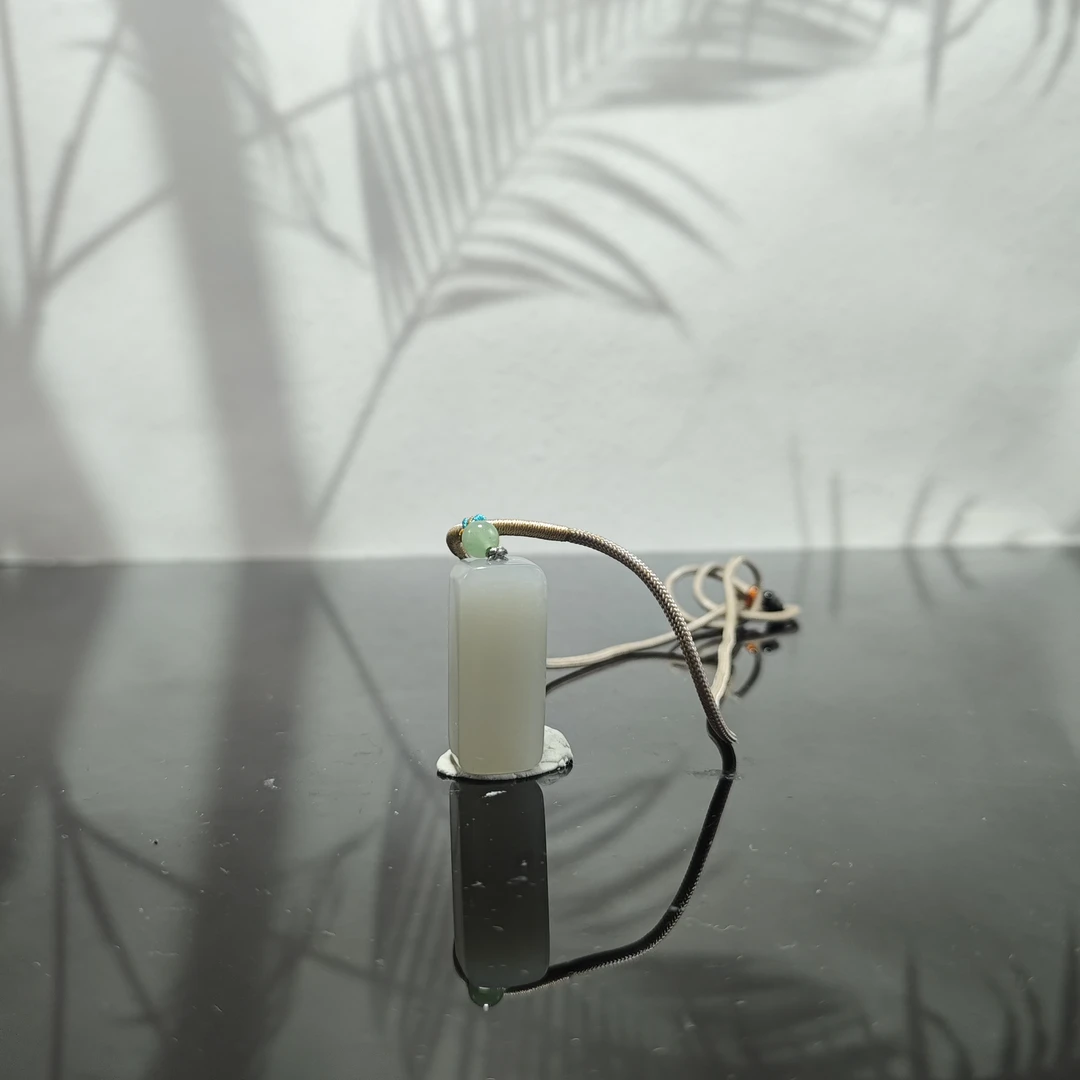 X和田玉无事牌吊坠0712