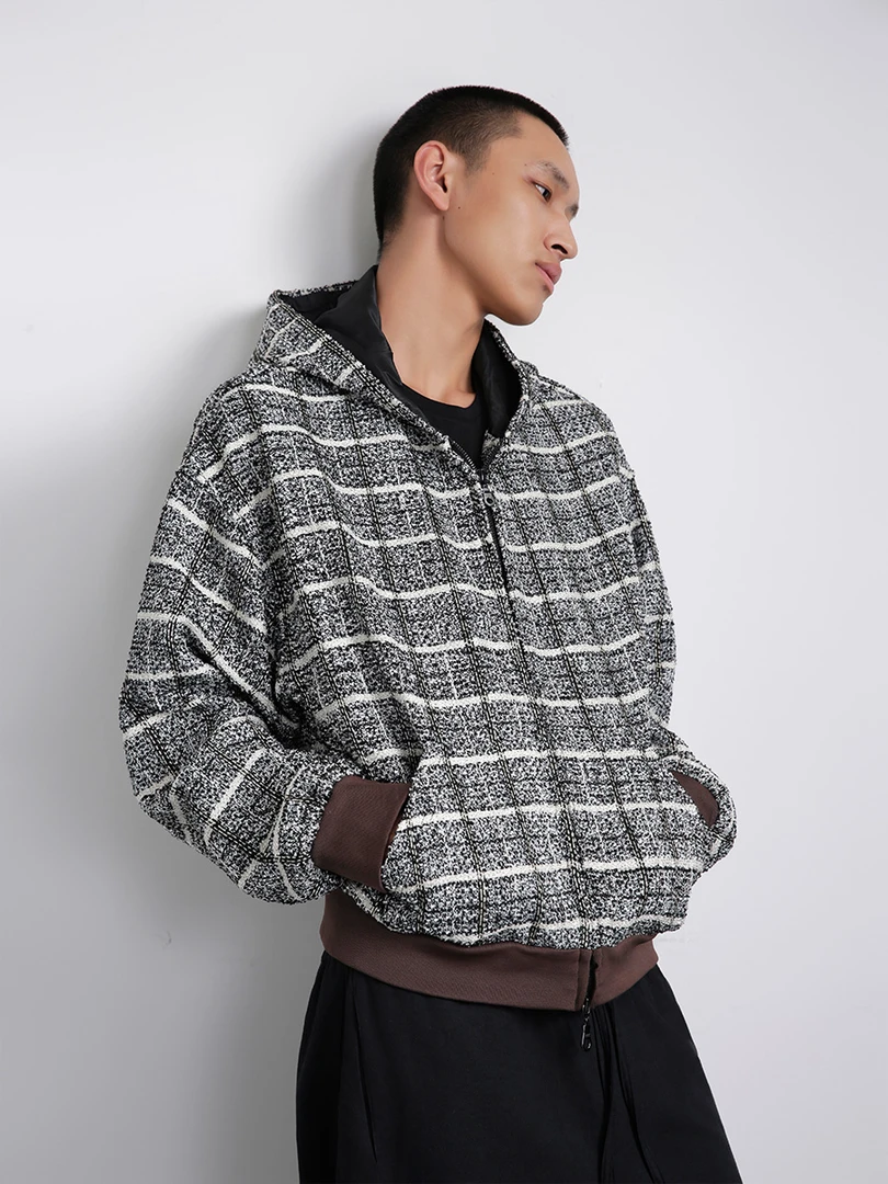 【gegg卡布蛋同款】Outedge小香风编织新雪丽恒温棉卫衣棉服外套