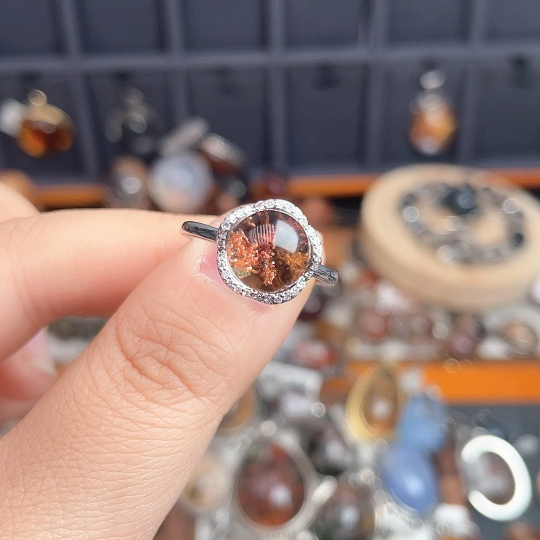 水晶戒指银S925镶嵌元****～11111