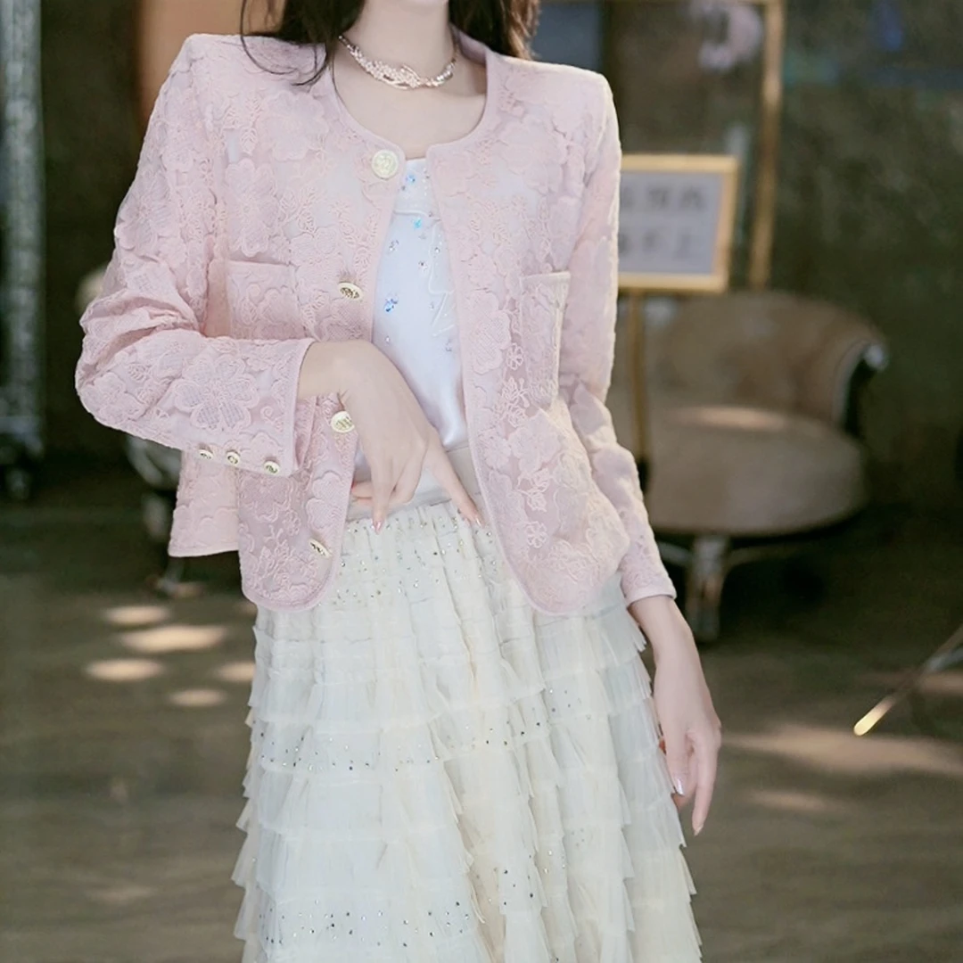 2-15【月下琉璃】淑媛时尚气质外套