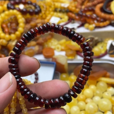 手串琥珀未镶嵌手串
