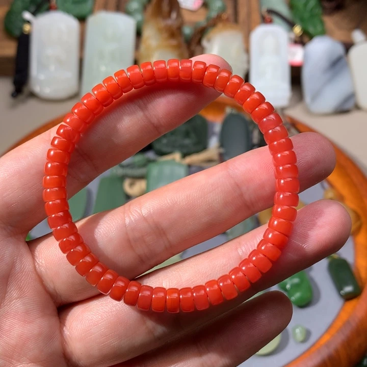 未镶嵌手链南红玛瑙