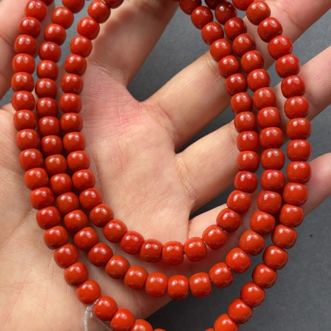 南红玛瑙未镶嵌配饰6.4mm