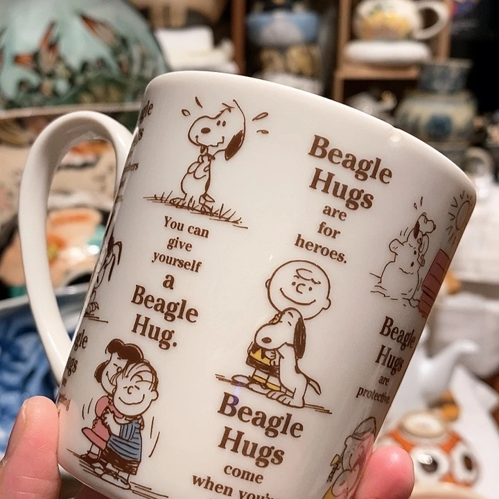 搪瓷史努比马克有磕碰