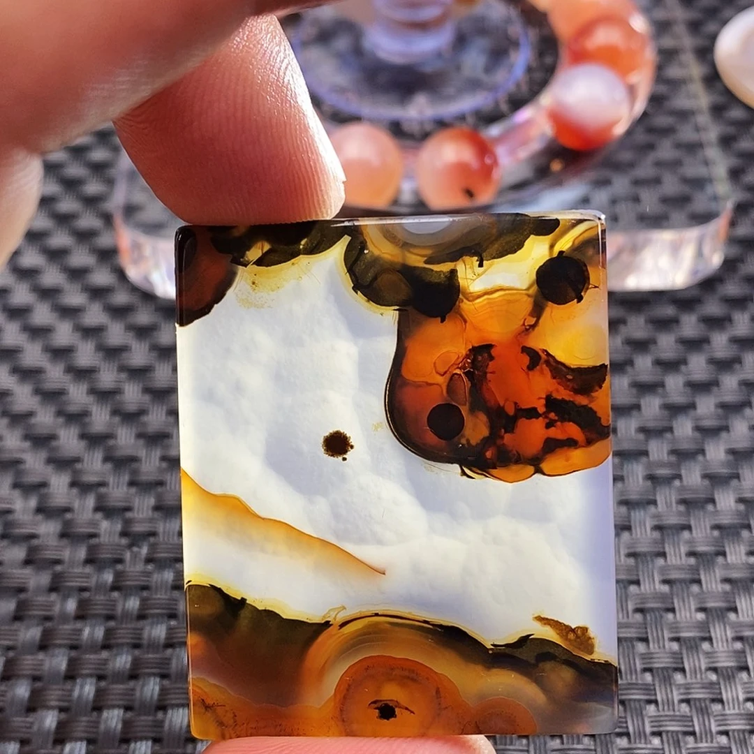 玛瑙/玉髓未镶嵌吊坠(不含链)71