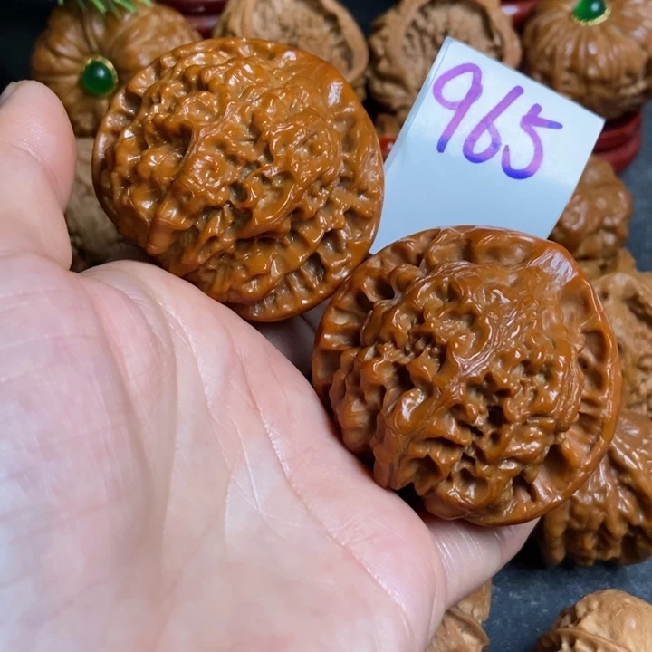 文玩核桃把件49官帽965