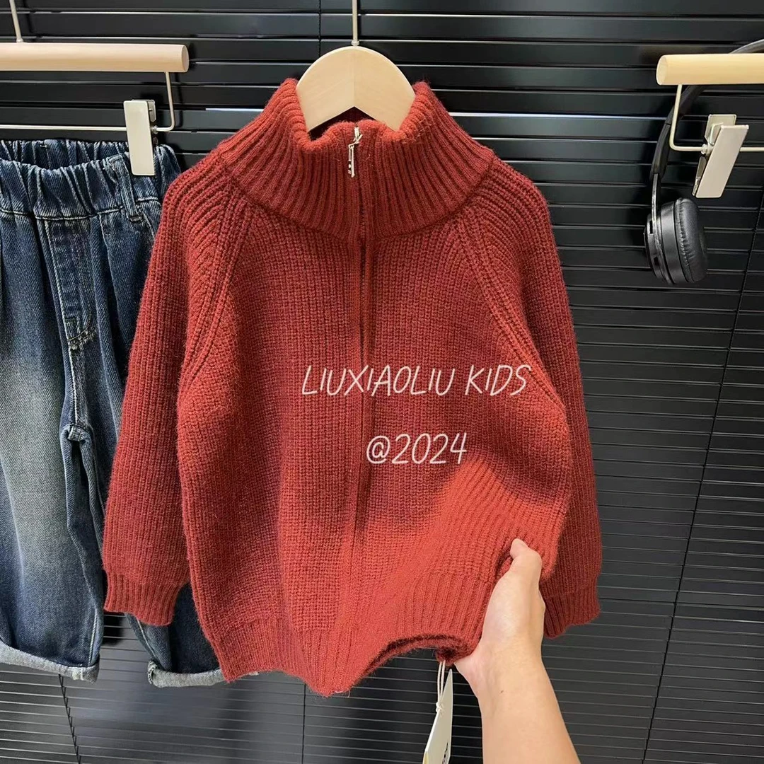 杭州六小六正版 BY LIUXIAOLIU韩版高货秋季儿童毛衣开衫2189