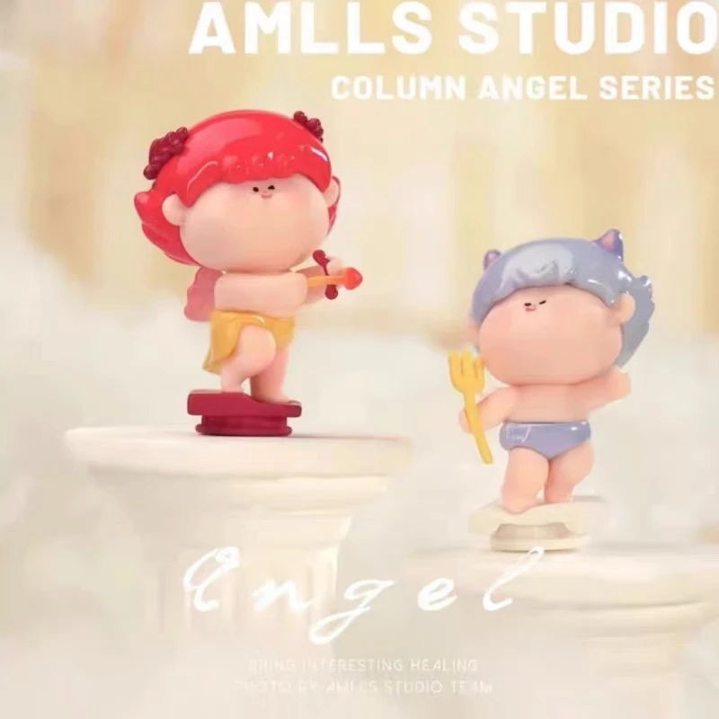 【拆盒不退】阿马莉莉丝立柱天使系列萌粒盲袋可爱公仔创意礼物手办