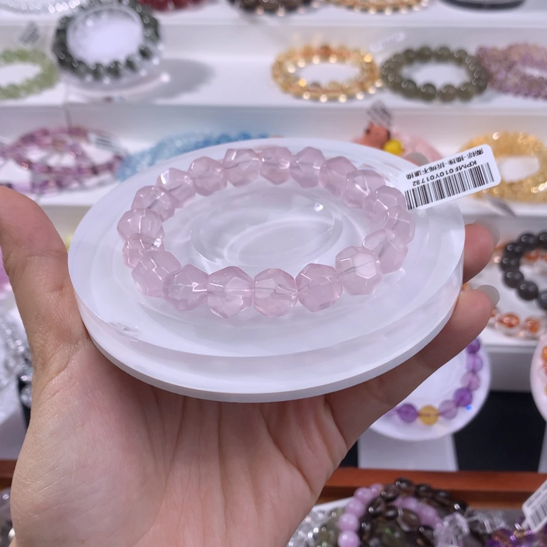 手链水晶未镶嵌11冰体妈粉菠萝珠