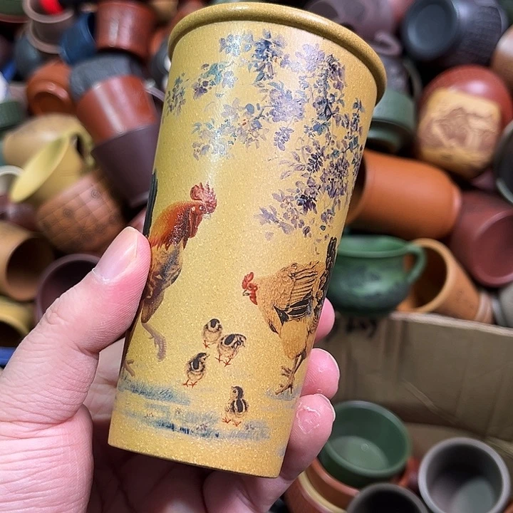 紫砂茶杯全手工紫砂主人杯