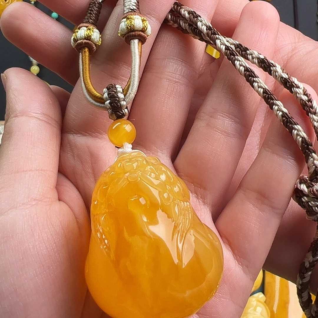 未镶嵌颈饰蜜蜡Ο****Ο蜜蜡