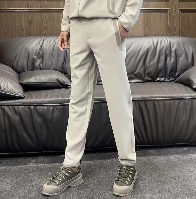 汤姆 弗罗特25秋冬MN100K男士户外休闲小直筒抗皱绒面休闲裤