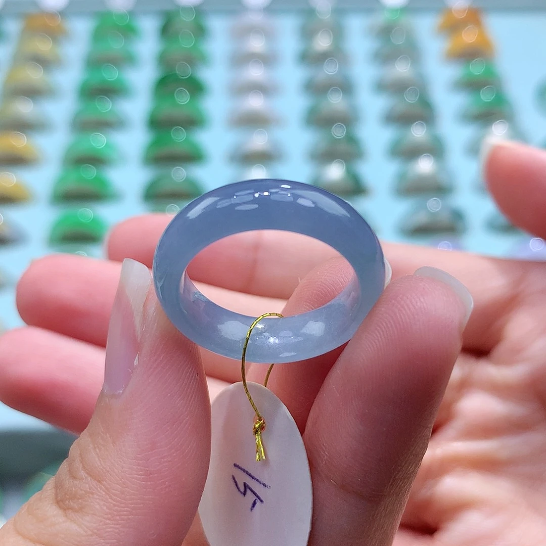 未镶嵌戒指翡翠15圈