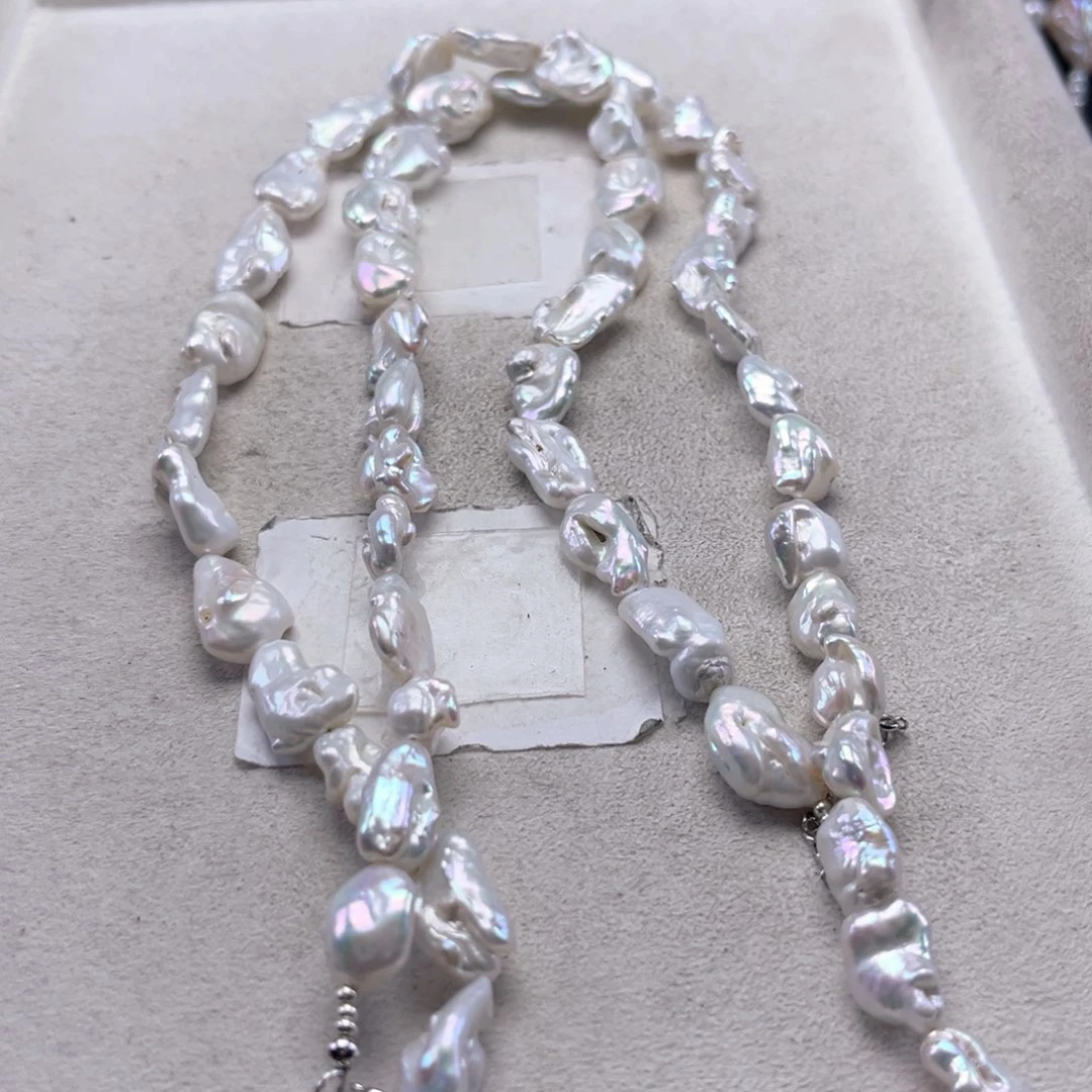 项链淡水珍珠未镶嵌【纯恬】多样性发货