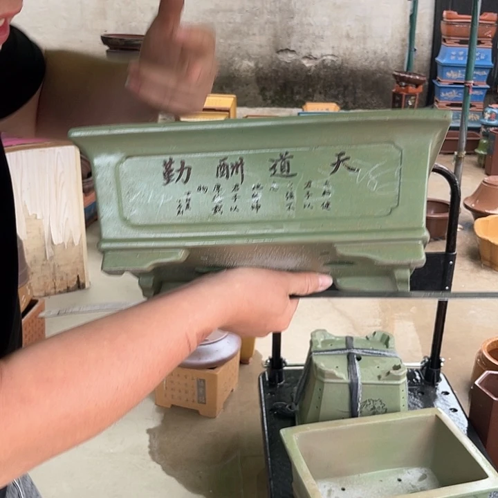 紫砂花盆紫砂等传统