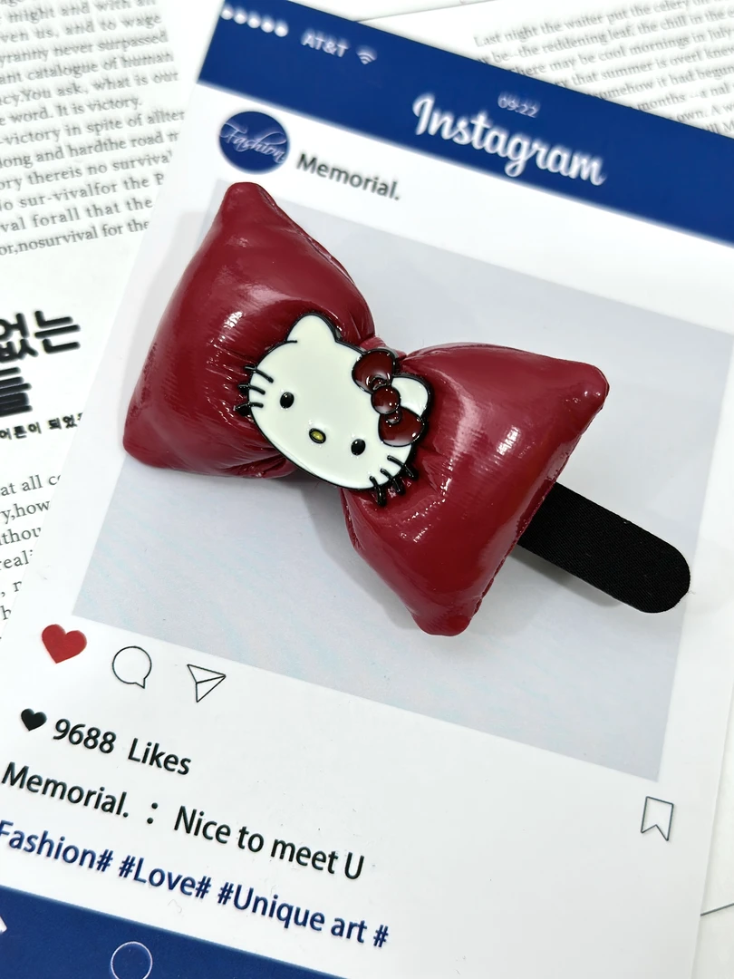 韩国东大门定制款原创设计时尚Hello KT可爱少女风发卡 YZ92