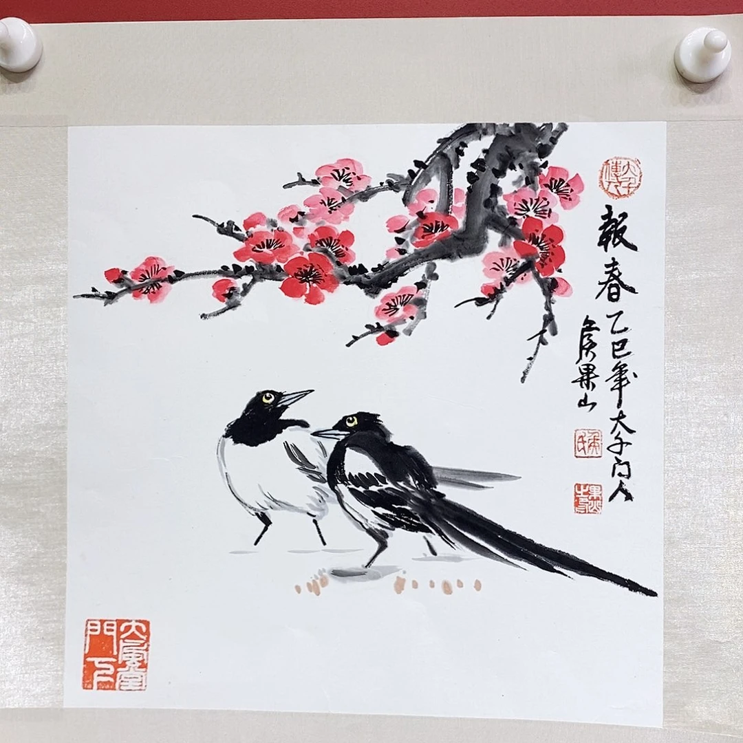 国画大风堂嫡传-侯果山老师作品路