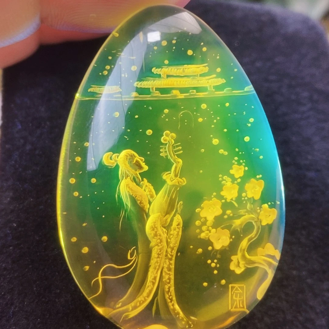 【闪购商品】金珀吊坠(不含链)未镶嵌