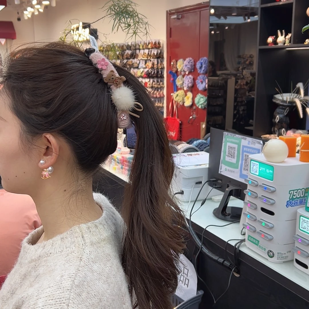 布艺非金属大号香蕉夹