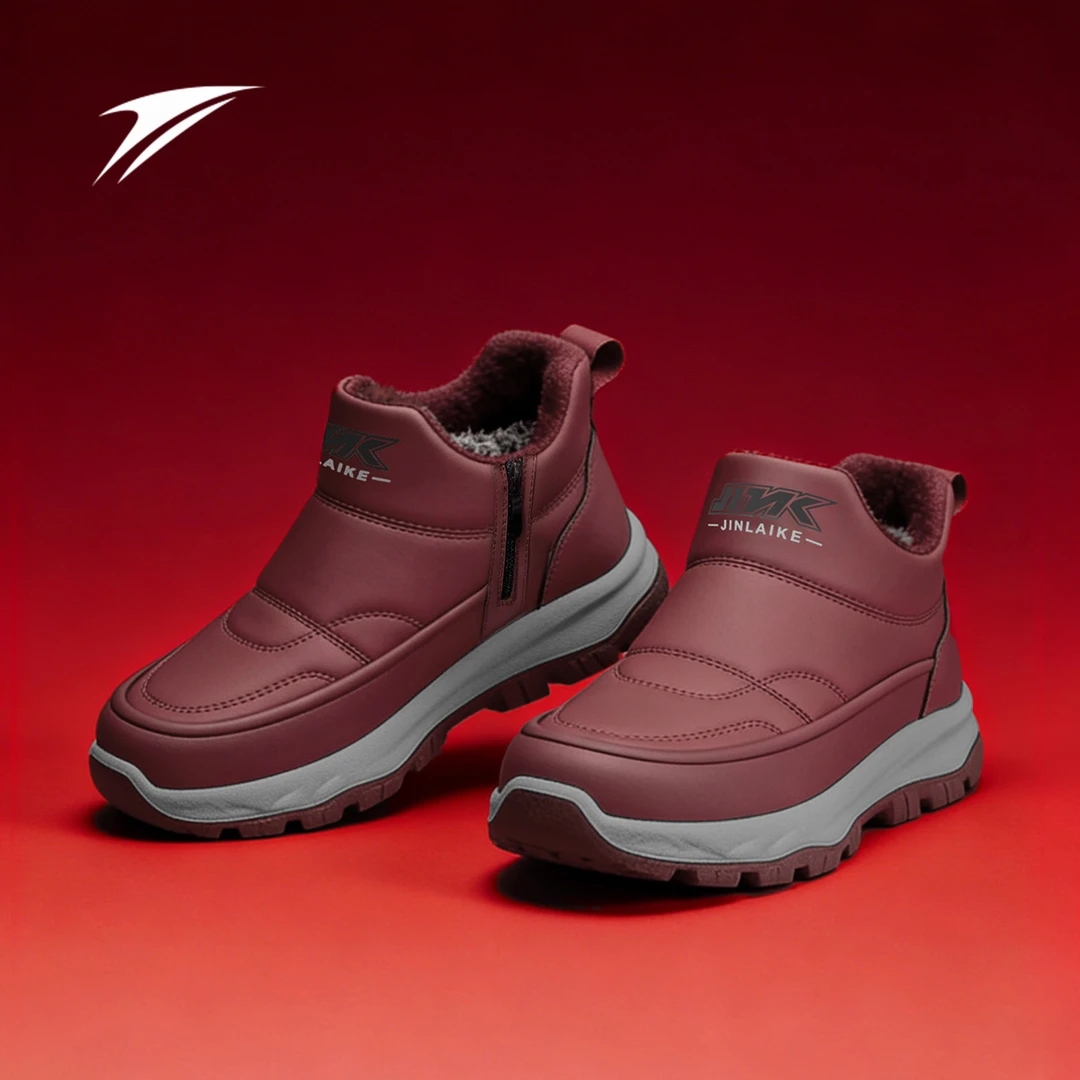 【好粗鲁】金莱克冬季雪地靴加绒加厚保暖厚底鞋2605