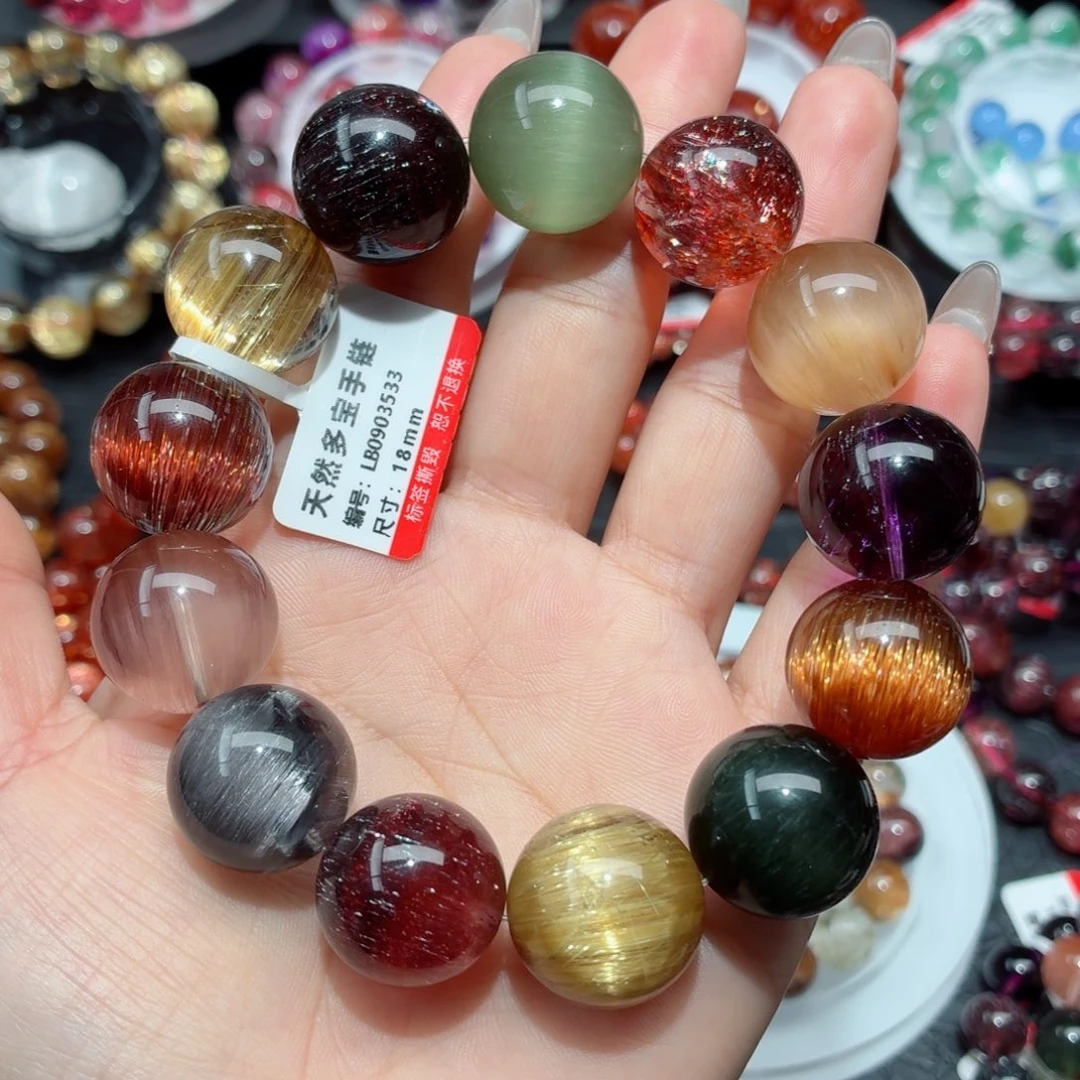 水晶手链未镶嵌多宝手链