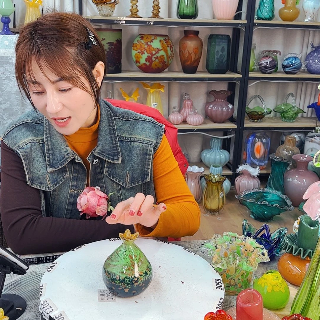 小号石榴瓶 福利家悦琉璃工艺品