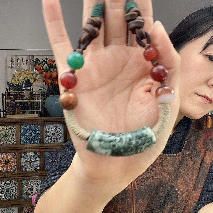 翡翠项链未镶嵌项链