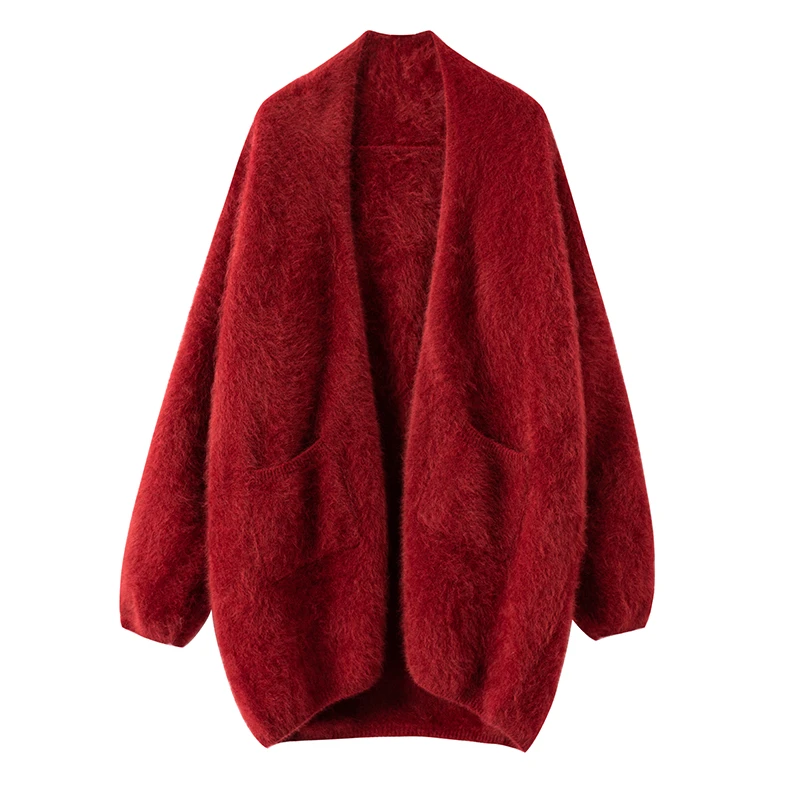 北美小动物之伊N静同款仅一批纱线！加厚大衣外套