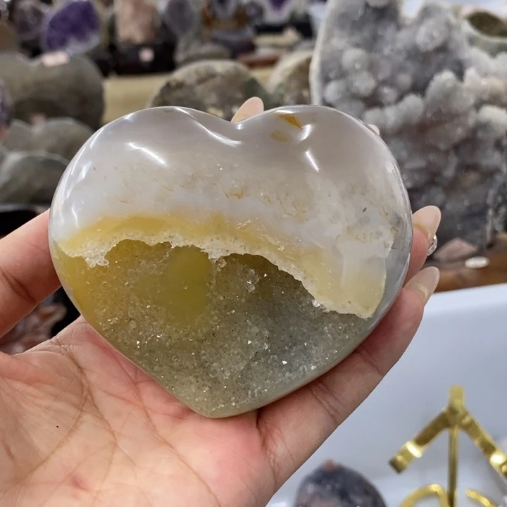 紫晶珠宝半成品未镶嵌