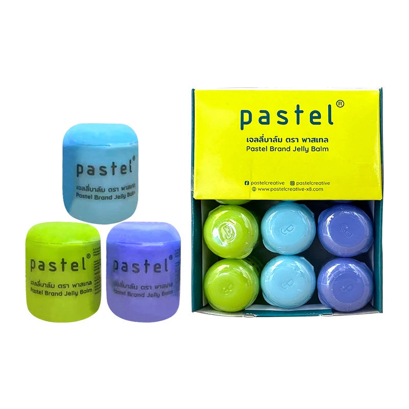 泰国Pastel清凉膏止痒晕车晕船晕机提神蚊叮虫咬原装进口8g固体