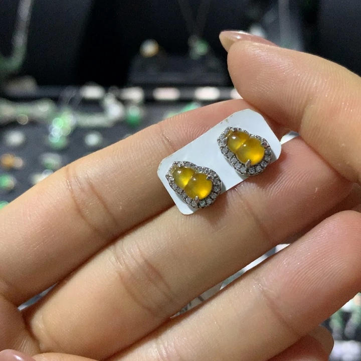 翡翠银S925镶嵌戒指