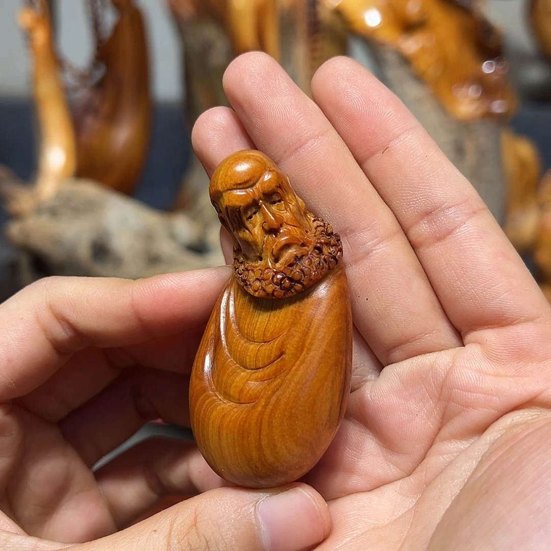 柏木崖柏木手把件摆件